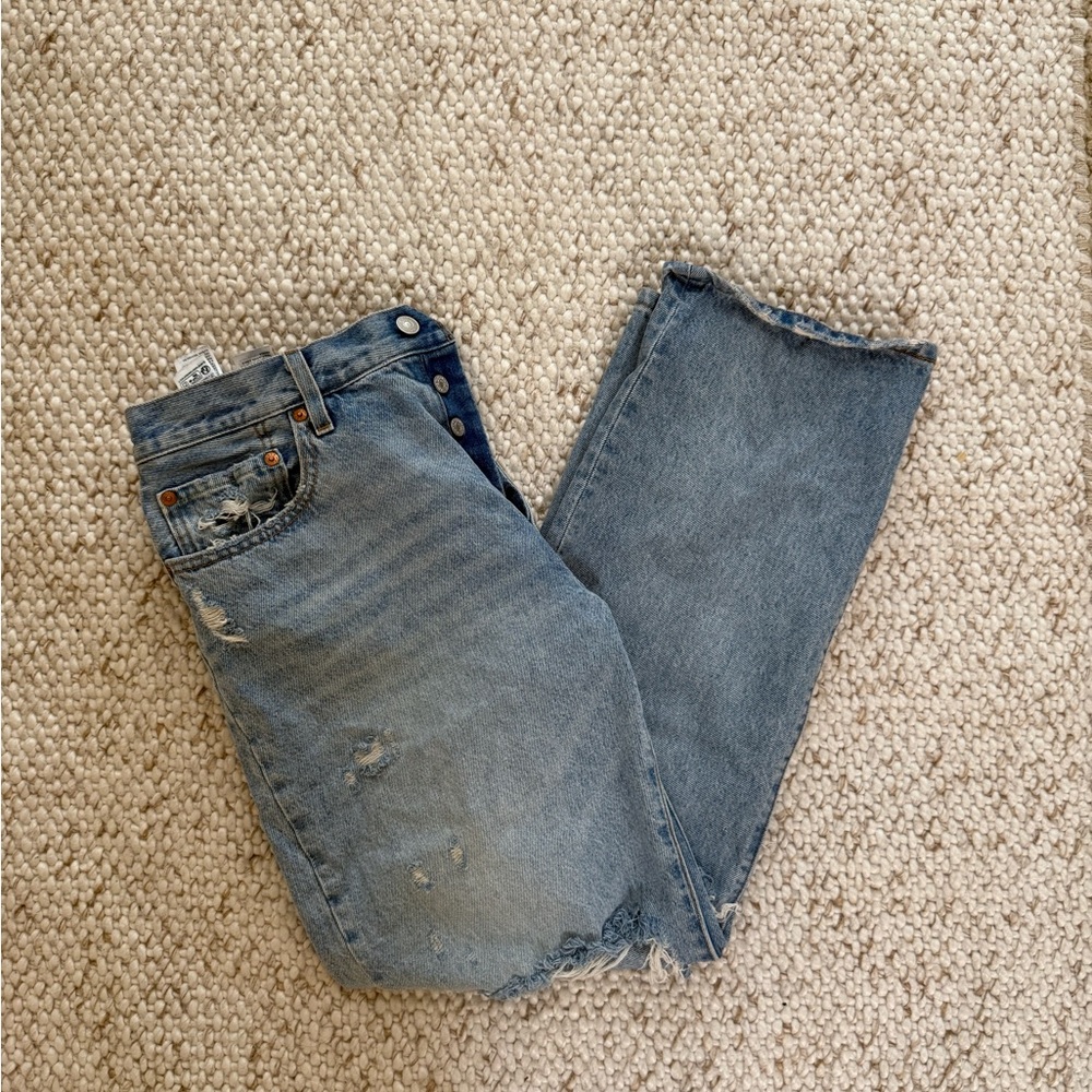 Levi's Blue Boyfriend Jeans